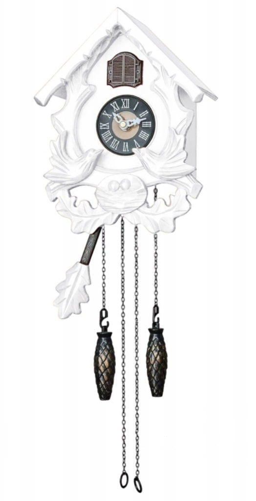 Cuckoo Clocks with Night Mode, Singing Bird and Carved Wood Decorations, AT-10004/10005/10006