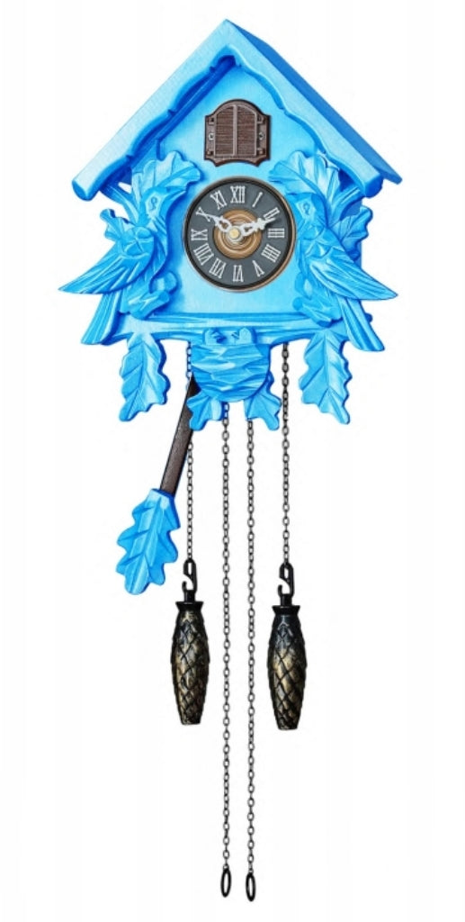 Cuckoo Clocks with Night Mode, Singing Bird and Carved Wood Decorations, AT-10007/10008/10009