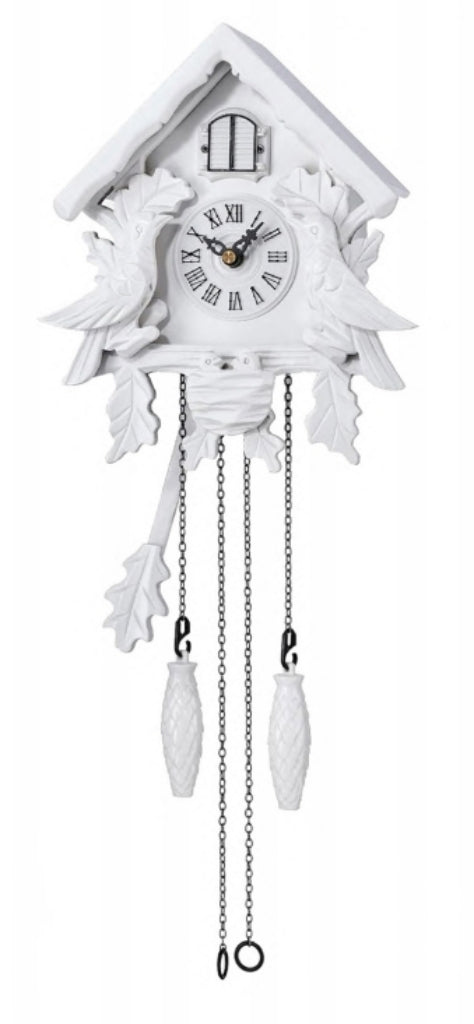 Cuckoo Clocks with Night Mode, Singing Bird and Carved Wood Decorations, AT-10007/10008/10009